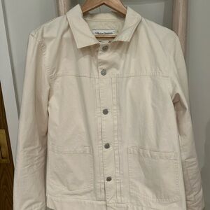 Officine Generale Cream Lightweight Jacket